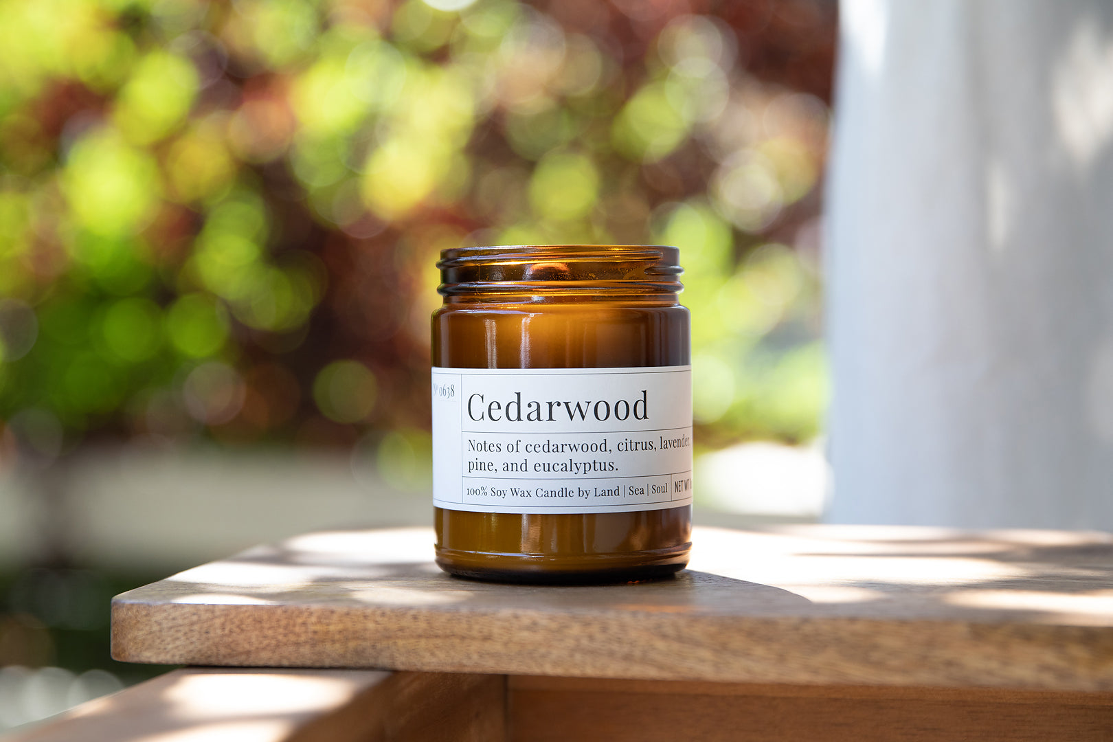 illuminaria candle tobacco and cedarwood Cedar Hunt 55 hours Cedar Tobacco Candle
