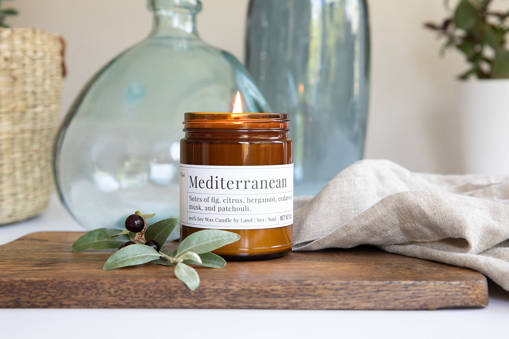 Mediterranean - 8oz Soy Candle