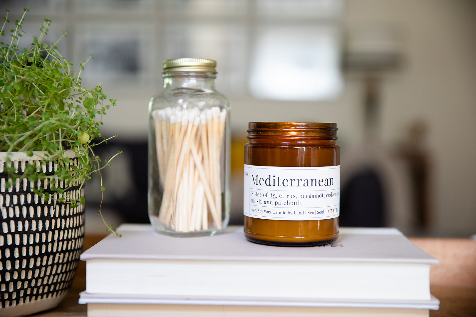 Mediterranean - 8oz Soy Candle