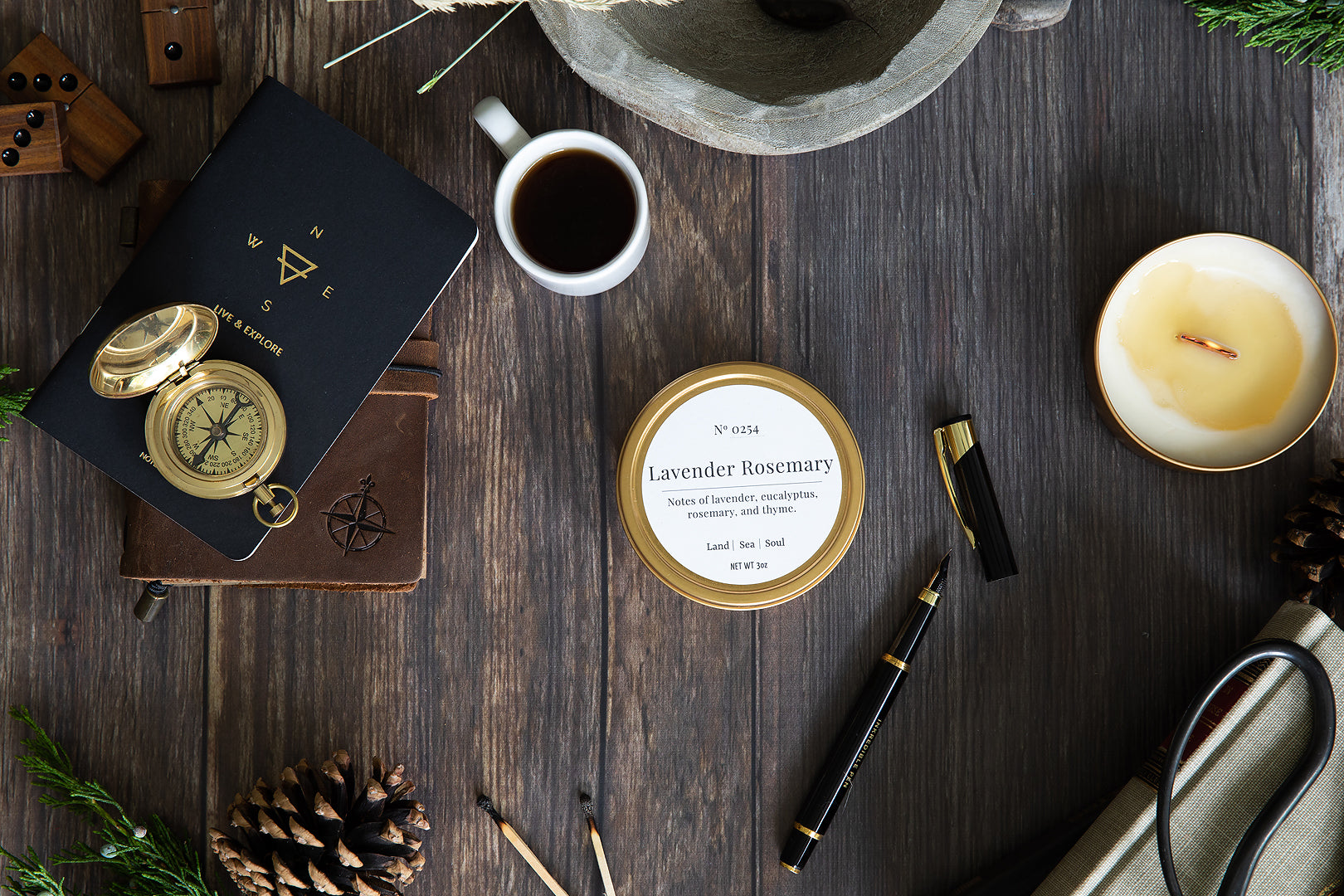 Lavender Rosemary - Travel Candle