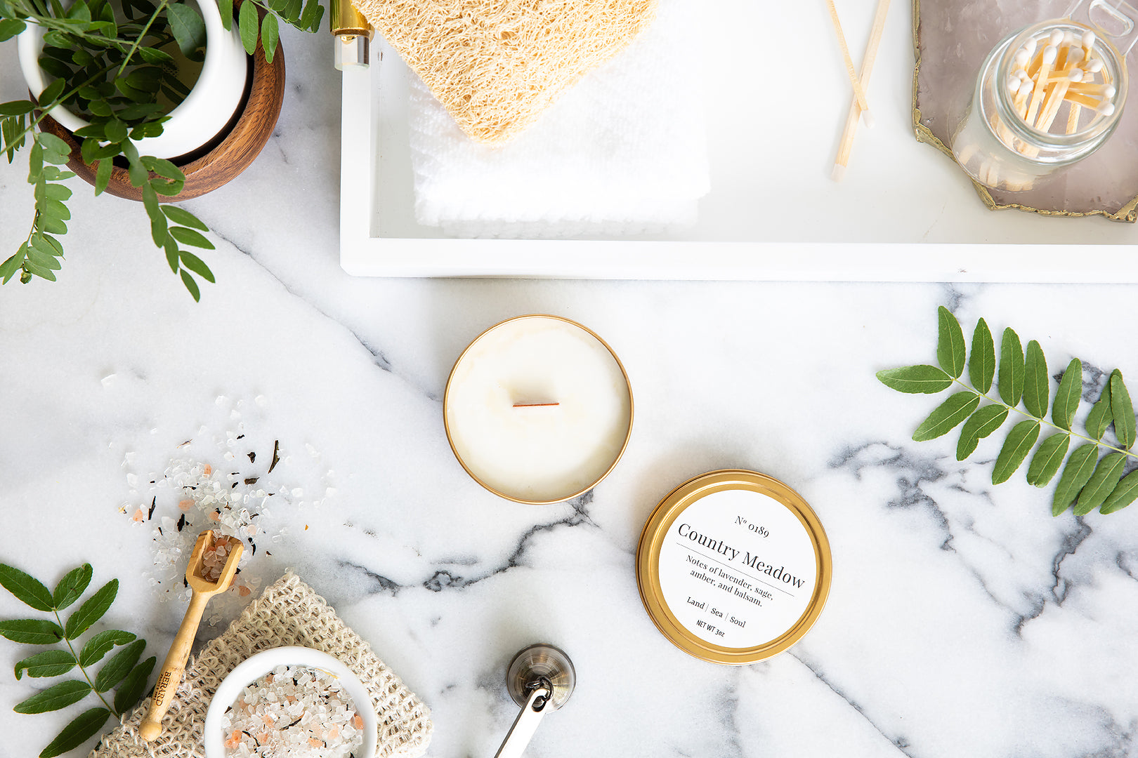 Country Meadow - Travel Candle