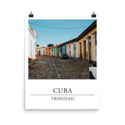 Print of Trinidad, Cuba